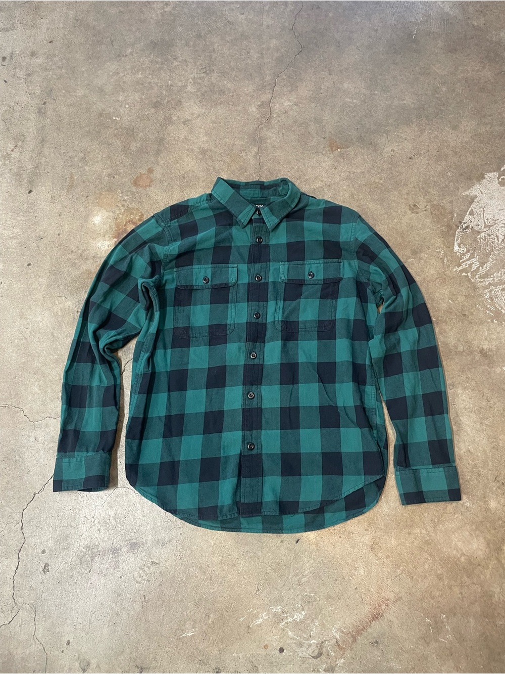 Filson Buffalo Plaid Flannel Long Sleeve Button Up Shirt